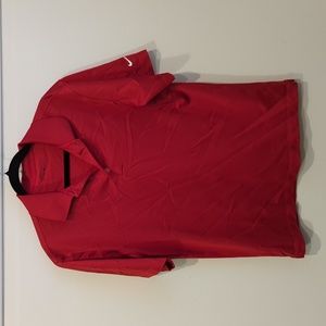 Nike Red Golf Polo